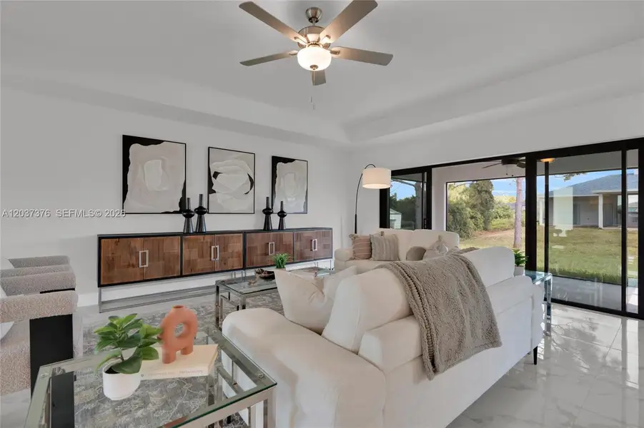 Furnished interior view inside a new home in , Lehigh Acres (Image 6).