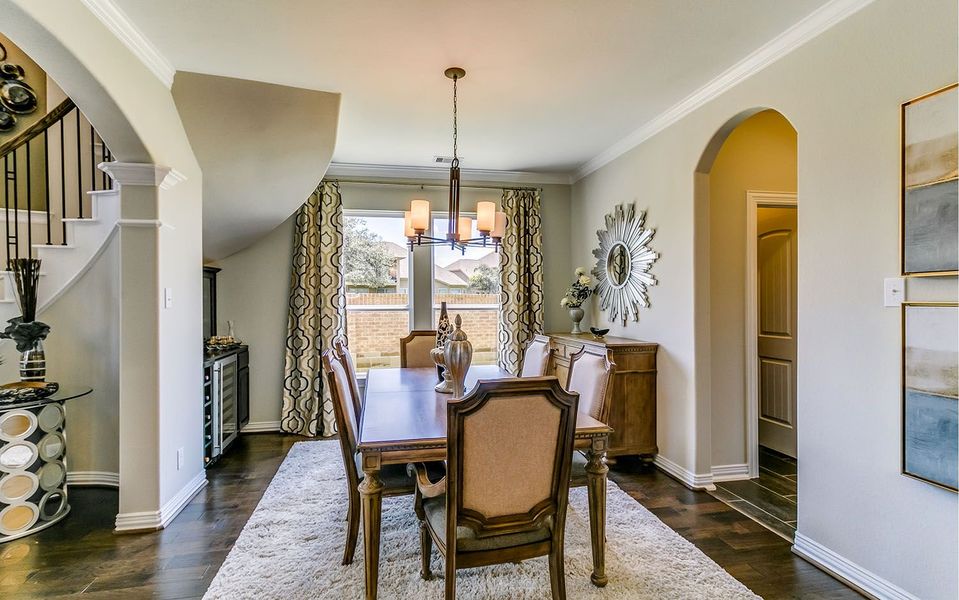 Furnished interior view inside a new home in Marvida, Cypress (Image 7).