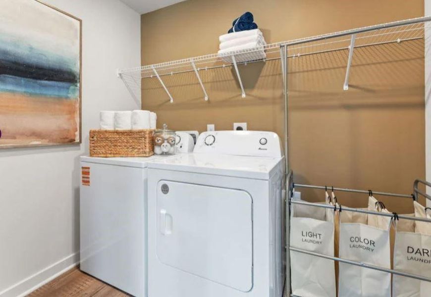 Furnished interior view inside a new home in The Reserve at Gainesville Township, Gainesville (Image 17). Furnished interior view inside a new home in The Reserve at Gainesville Township, Gainesville (Image 17).