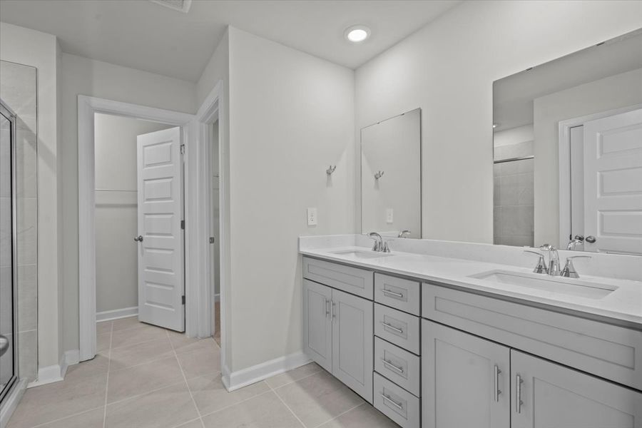 Furnished interior view inside a new home in Creek Ridge - Heritage Collection, Spartanburg (Image 6).