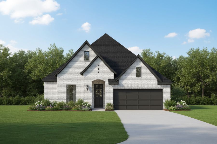 Representative exterior photo of a completed home built from the Aaron by Our Country Homes in Lakes of River Trails, Fort Worth, TX (Image 17). Representative exterior photo of a completed home built from the Aaron by Our Country Homes in Lakes of River Trails, Fort Worth, TX (Image 17).