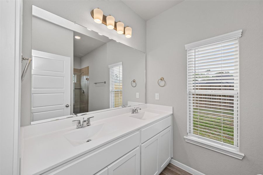 Furnished interior view inside a new home in Woodland Lakes, Huffman (Image 10).