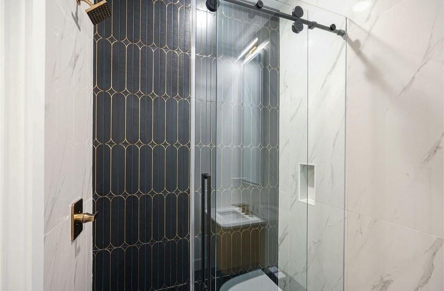 Close-up of interior finishes inside a home in , Canton (Image 22).