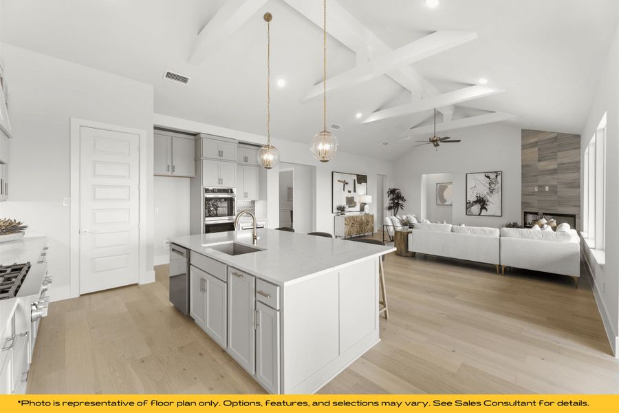 Representative furnished interior of a home built from the St Lucia by Stonefield Homes in Heath Golf and Yacht: Elegante' Series, Heath (Image 12). Representative furnished interior of a home built from the St Lucia by Stonefield Homes in Heath Golf and Yacht: Elegante' Series, Heath (Image 12).