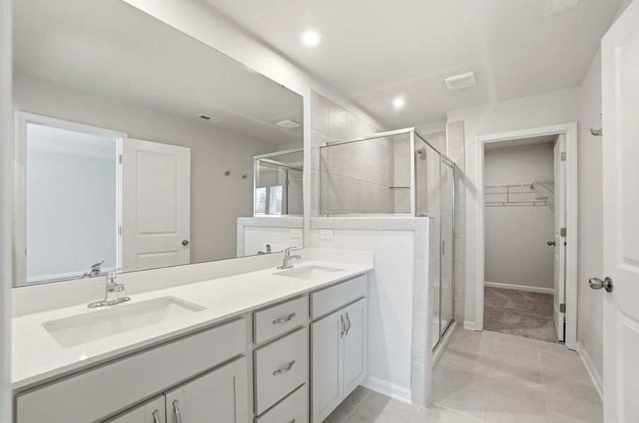 Furnished interior view inside a new home in Stonesummit at Reedy Creek, Charlotte (Image 9).