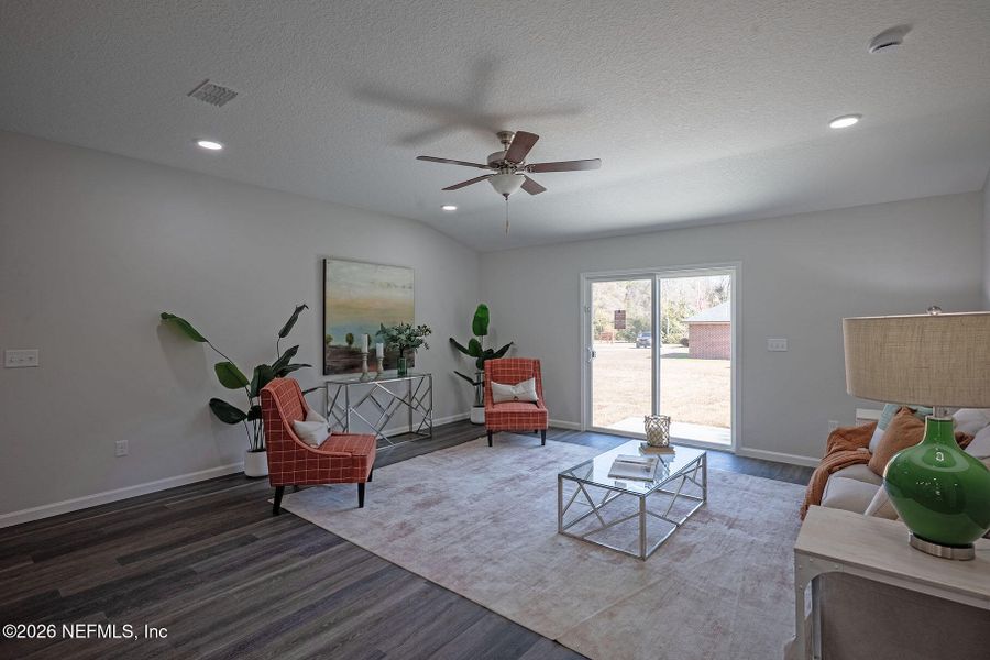 Furnished interior view inside a new home in , Jacksonville (Image 10).