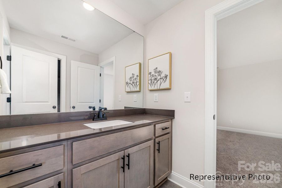 Furnished interior view inside a new home in , Statesville (Image 14).
