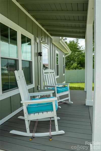 Exterior details and patio area of a home in , Ellenboro (Image 3).