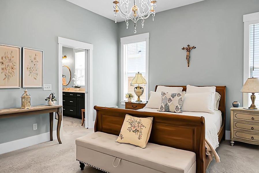 Furnished interior view inside a new home in , Summerville (Image 23).