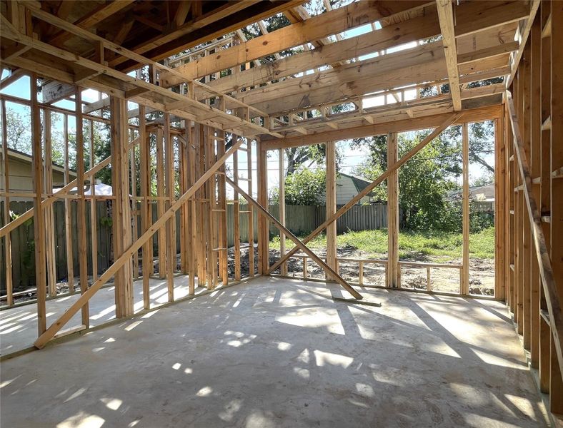 Primary Bedroom With Natural Light. Construction Photos as of 12-12-2025