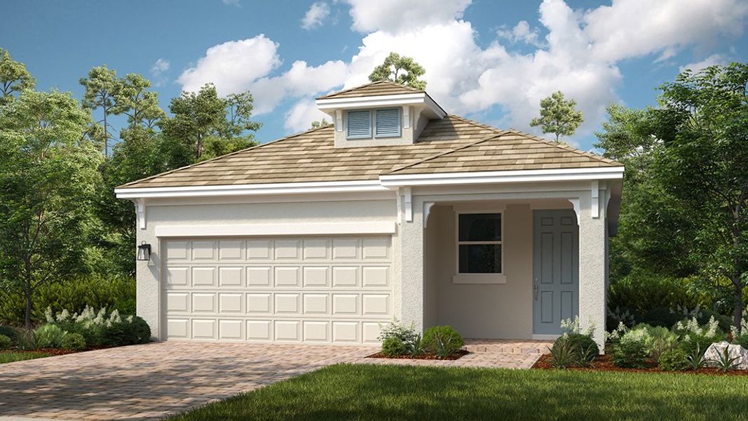 Front exterior of a home in the Esplanade at Wellen Park community, located in Englewood, FL (Image 17).