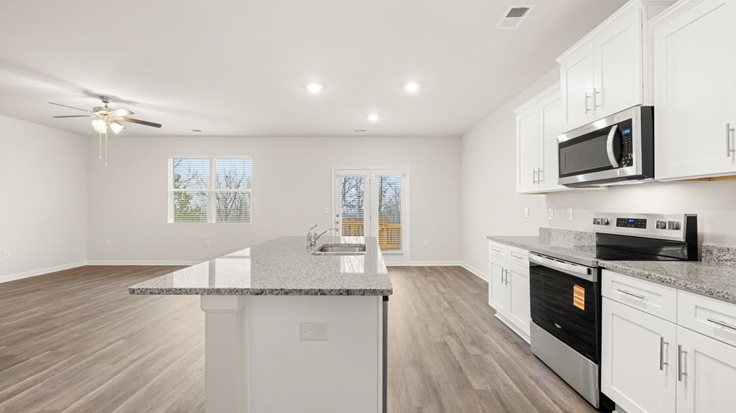 Furnished interior view inside a new home in Southwind Village, Evans (Image 7).