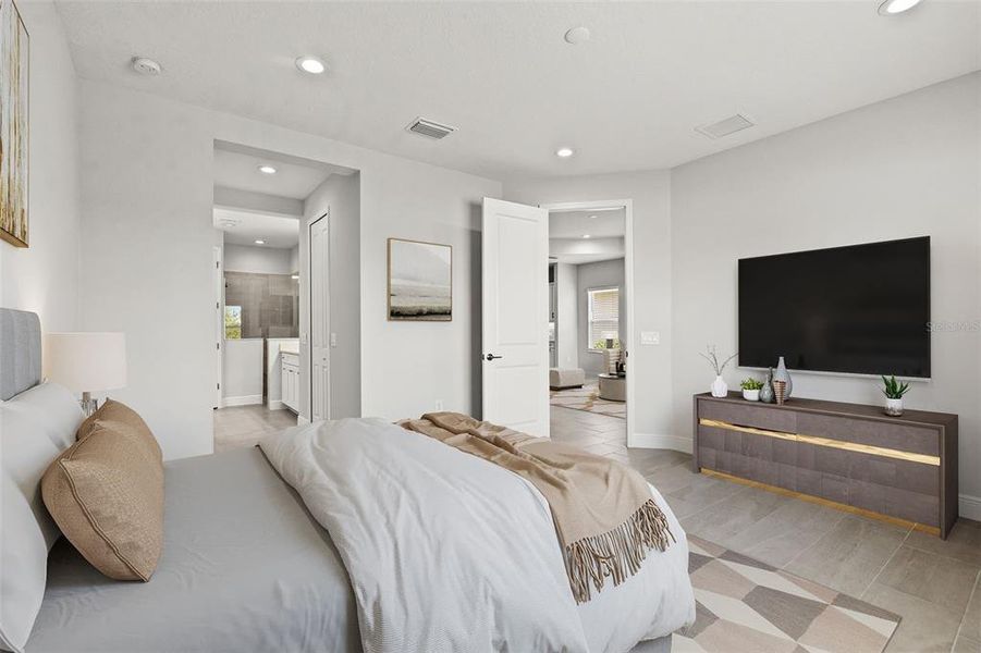 Furnished interior view inside a new home in Wysteria, Venice (Image 5).