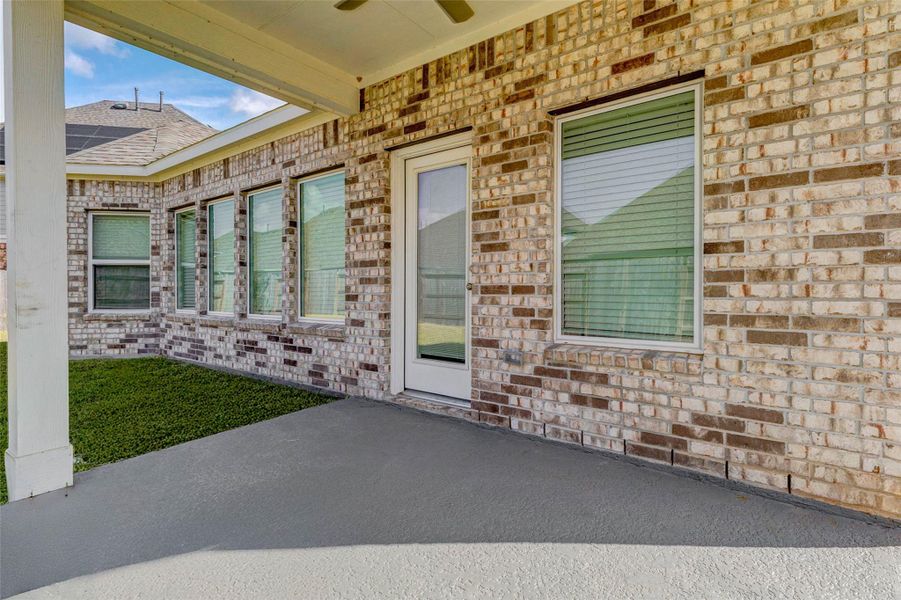 Exterior details and patio area of a home in Marvida, Cypress (Image 24). Exterior details and patio area of a home in Marvida, Cypress (Image 24).