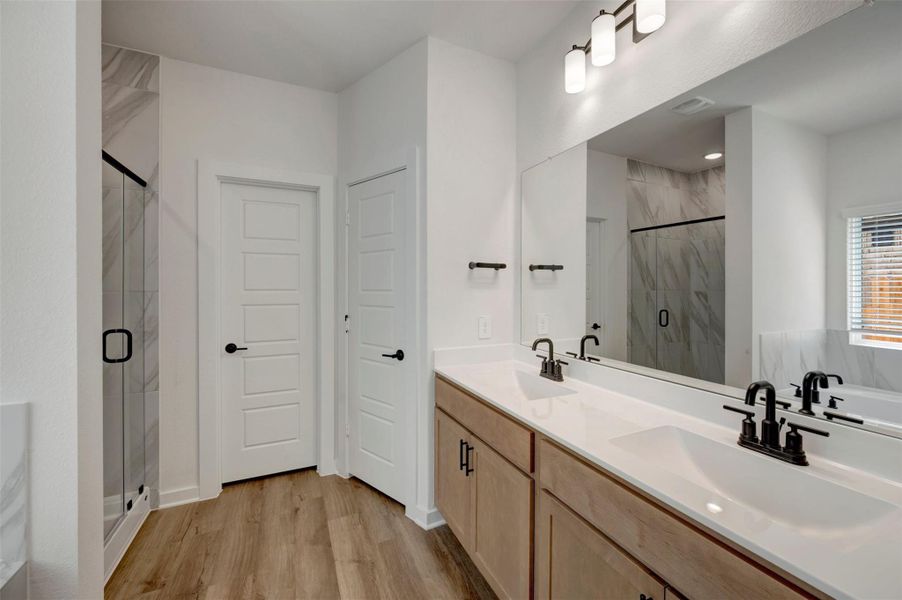 Furnished interior view inside a new home in Sorella, Tomball (Image 16).