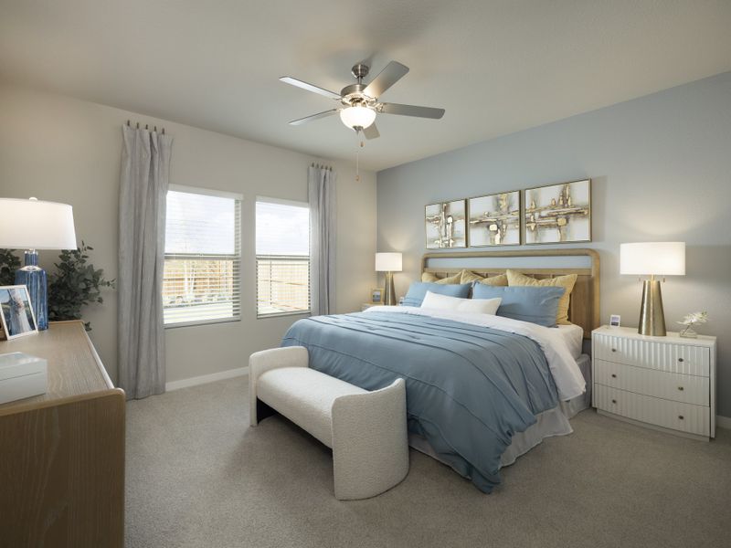 Furnished interior view inside a new home in Southridge, Princeton (Image 7).