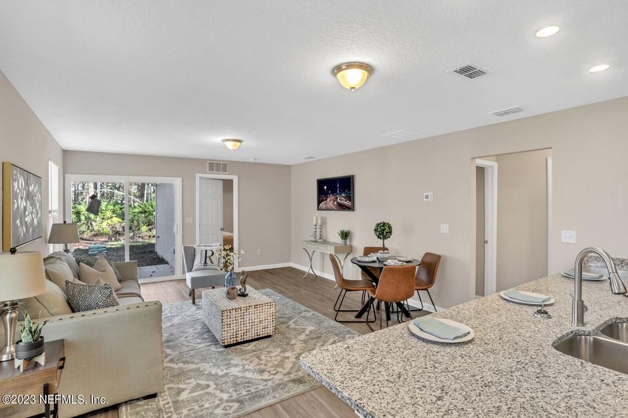 Furnished interior view inside a new home in , Jacksonville (Image 4).