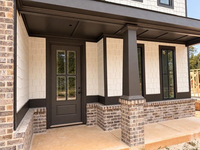 Exterior details and patio area of a home in Livingstone Park, Kennesaw (Image 4).