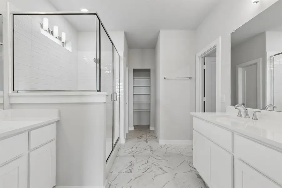 Primary Bathroom in the Winters home plan by Trophy Signature Homes – REPRESENTATIVE PHOTO Primary Bathroom in the Winters home plan by Trophy Signature Homes – REPRESENTATIVE PHOTO