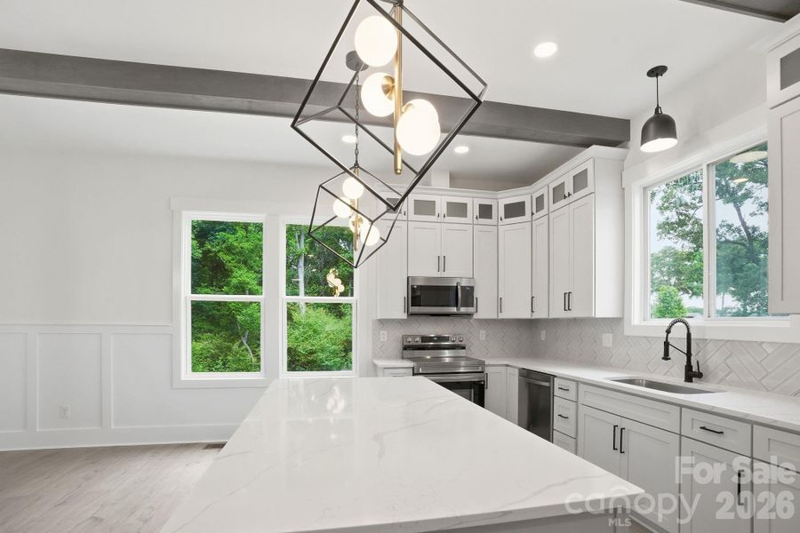 Furnished interior view inside a new home in , Marshville (Image 8).