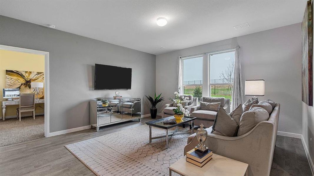 Furnished interior view inside a new home in , Boyd (Image 23).