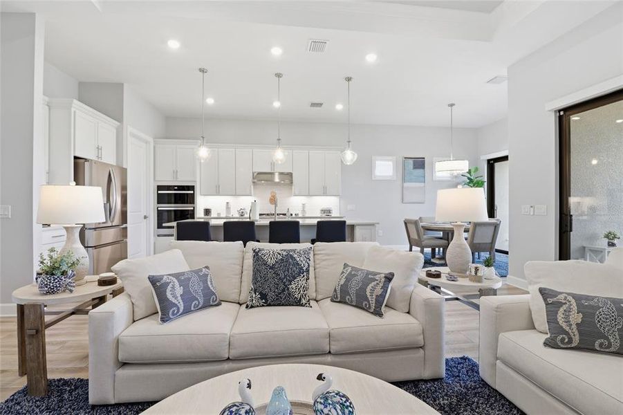 Furnished interior view inside a new home in , Lakewood Ranch (Image 15). Furnished interior view inside a new home in , Lakewood Ranch (Image 15).