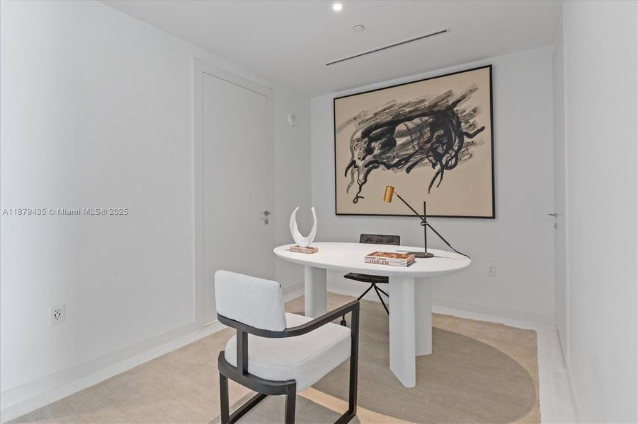 Furnished interior view inside a new home in Aston Martin Residences, Miami (Image 13).