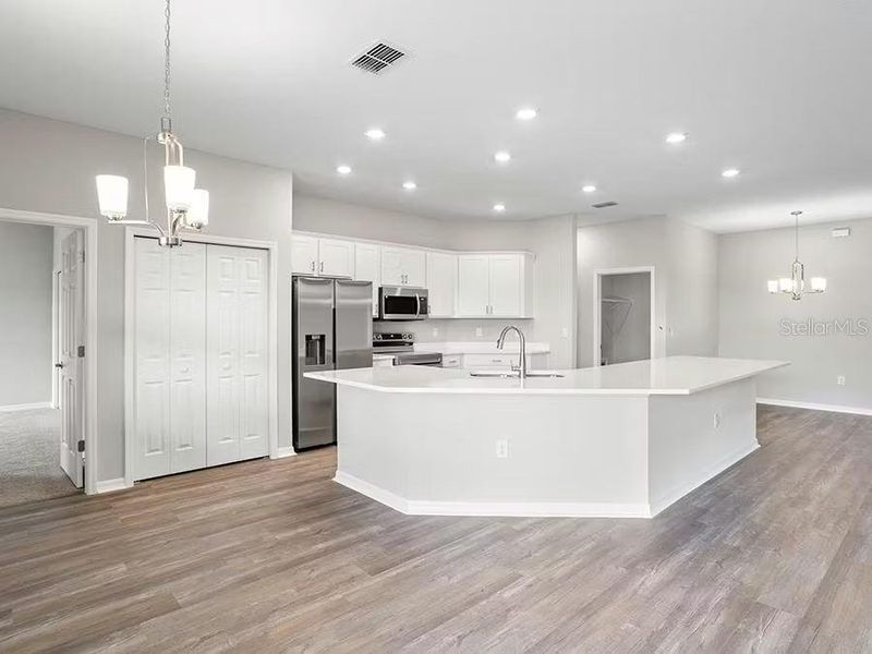 Furnished interior view inside a new home in , Ocala (Image 6).