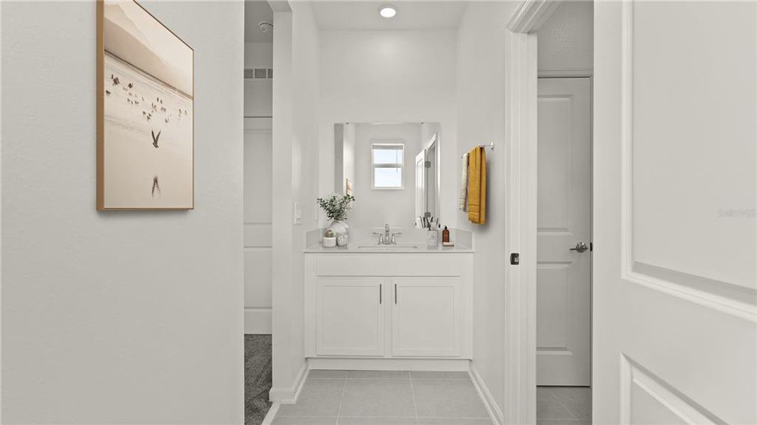 Furnished interior view inside a new home in , Clermont (Image 7). Furnished interior view inside a new home in , Clermont (Image 7).