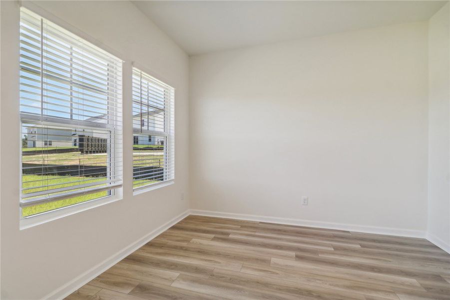 This bright space offers ample natural light with This bright space offers ample natural light with