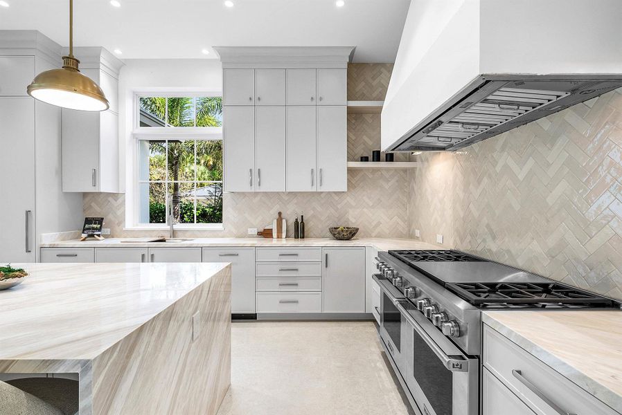 Furnished interior view inside a new home in , Delray Beach (Image 48).