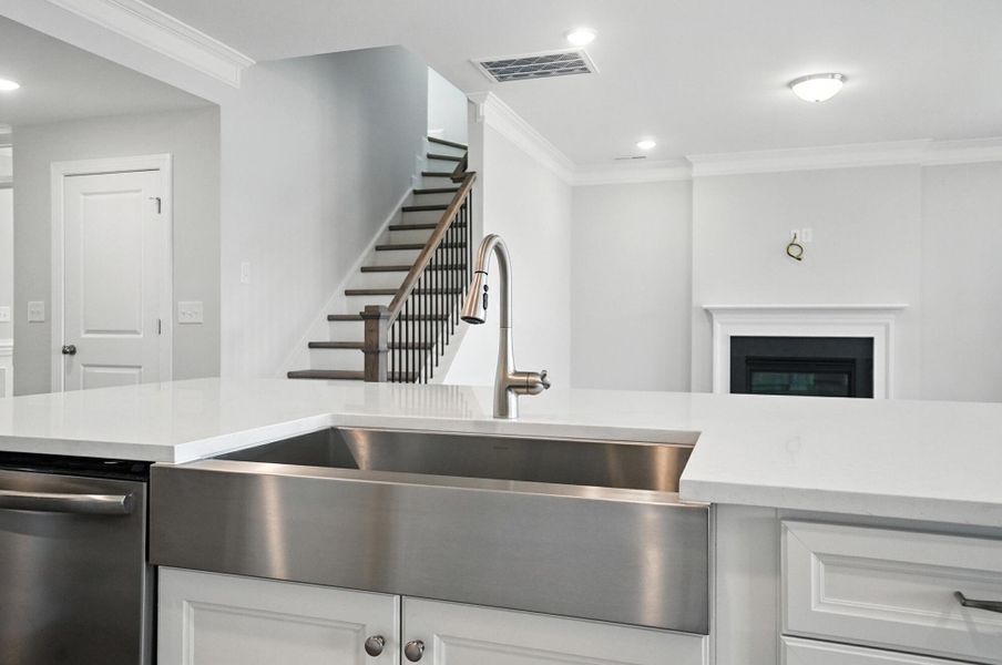 Furnished interior view inside a new home in Heritage - 55+ Community, Indian Trail (Image 11). Furnished interior view inside a new home in Heritage - 55+ Community, Indian Trail (Image 11).