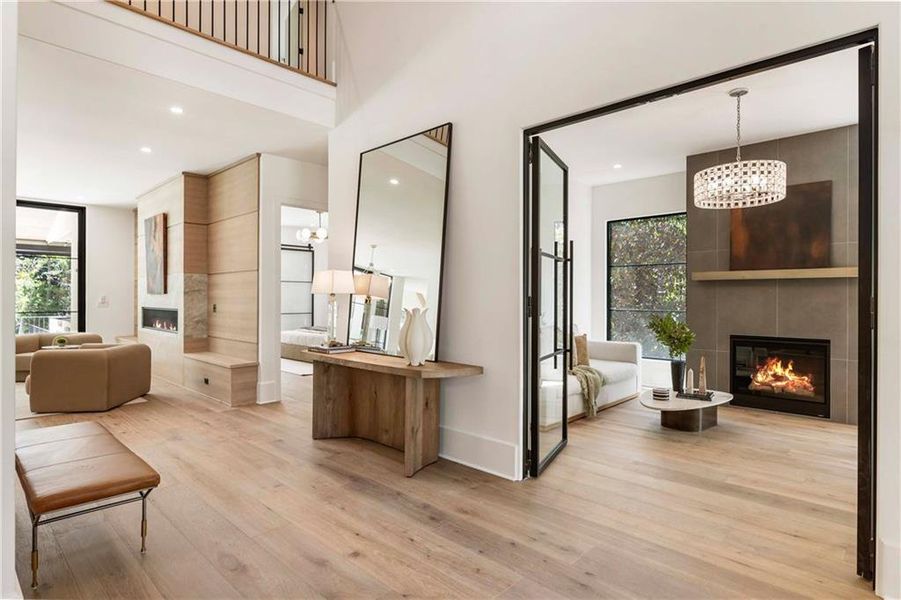 Furnished interior view inside a new home in , Sandy Springs (Image 54).
