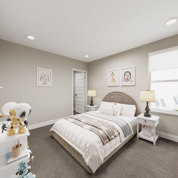 Representative furnished interior of a home built from the Vista by Taylor Morrison in Sugar Creek Alpine Collection, Loveland (Image 10).