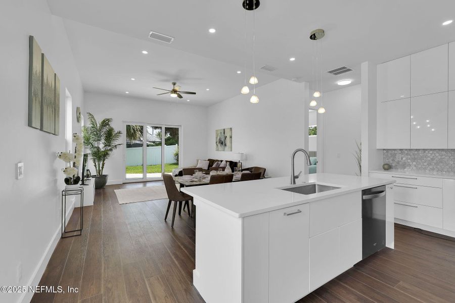 Furnished interior view inside a new home in , Ormond Beach (Image 35).