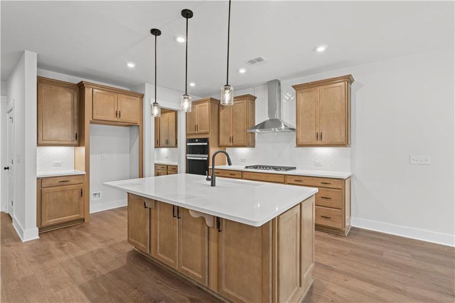 Furnished interior view inside a new home in Hunters Creek, Flowery Branch (Image 4).