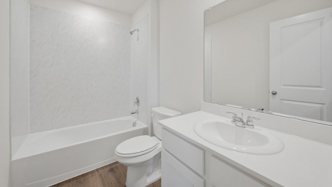 Representative furnished interior of a home built from the Ashburn by D.R. Horton in Oak Valley Estates, Bullard (Image 9).