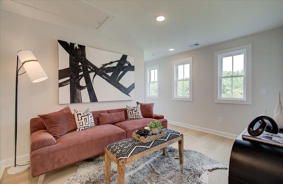 Furnished interior view inside a new home in , Acworth (Image 12). Furnished interior view inside a new home in , Acworth (Image 12).