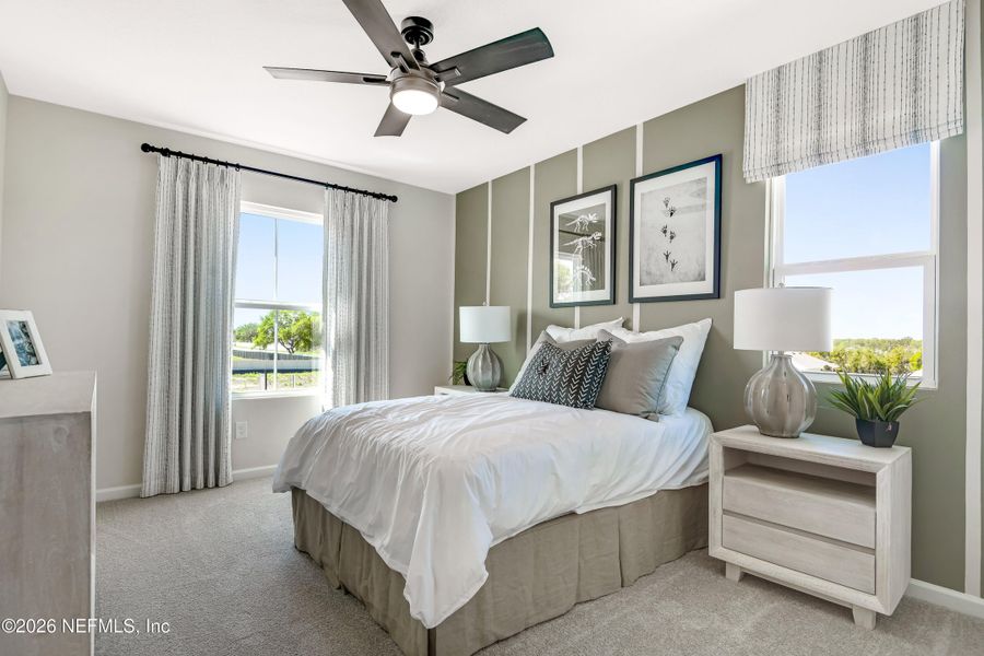 Furnished interior view inside a new home in Seasons at Grandview Gardens, Deland (Image 15). Furnished interior view inside a new home in Seasons at Grandview Gardens, Deland (Image 15).