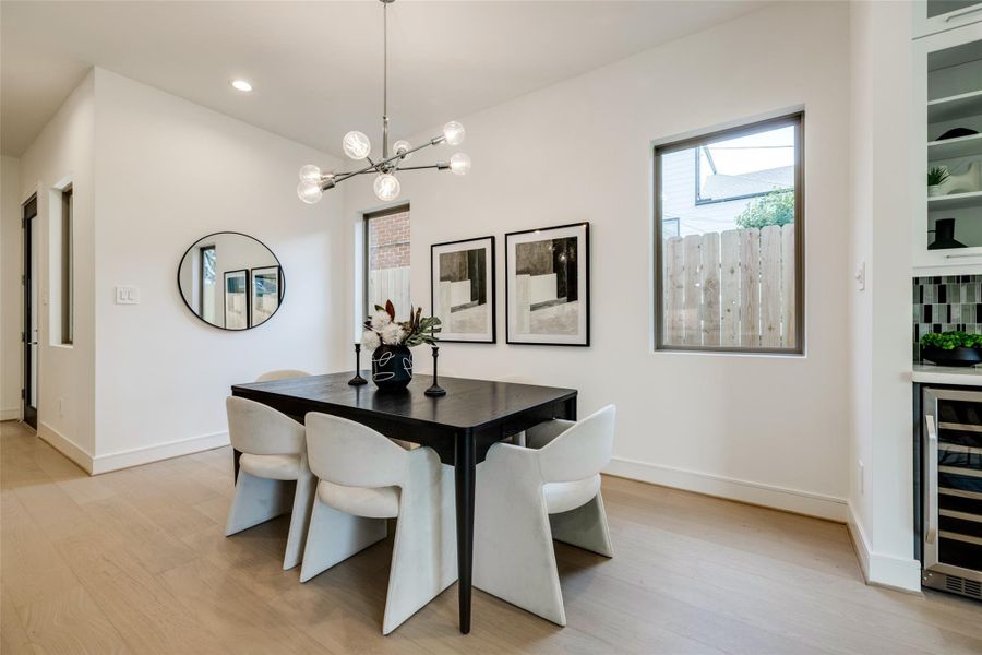 Furnished interior view inside a new home in , Houston (Image 26).