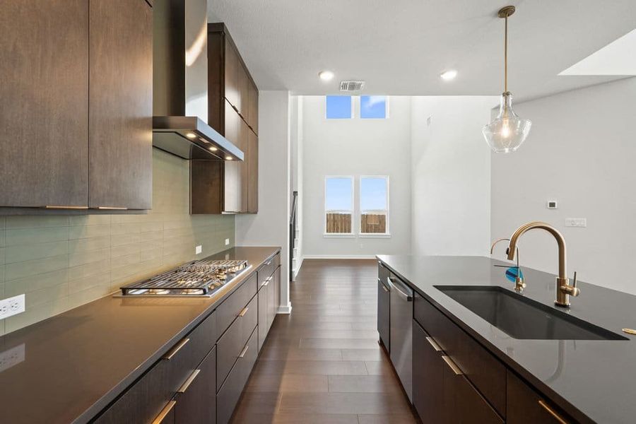 Furnished interior view inside a new home in Lariat, Liberty Hill (Image 13).