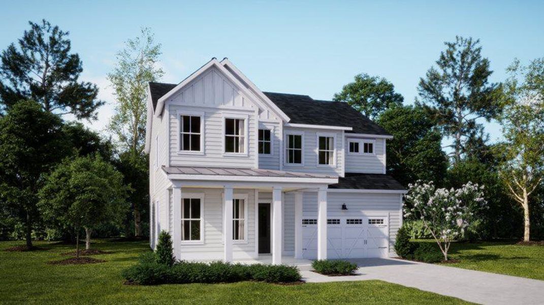 Front exterior of a new home in Carnes Crossroads: Arbor Collection, Summerville, SC, highlighting curb appeal (Image 2).