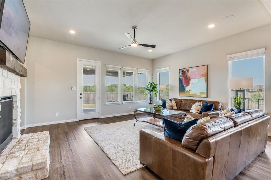 Furnished interior view inside a new home in , Haslet (Image 5).