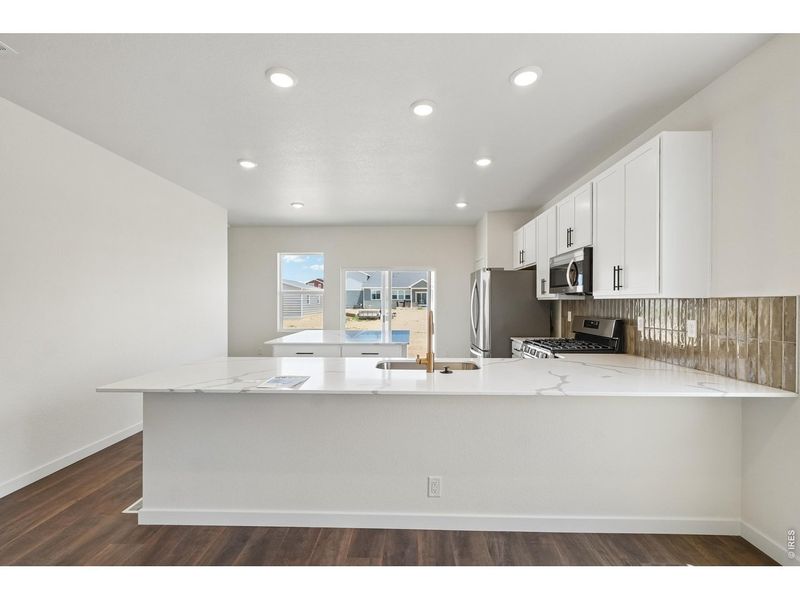 Furnished interior view inside a new home in Hudson Hills, Hudson (Image 9).