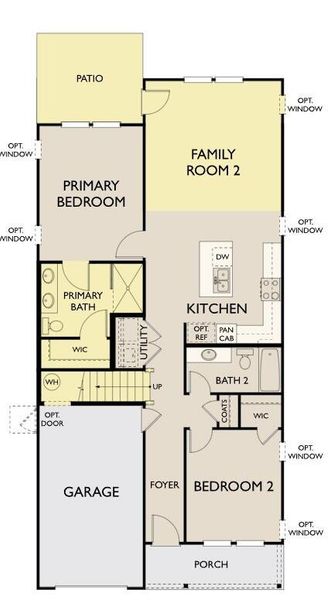 2D floor plan layout of this home in Hammock Walk at Nexton, Summerville, SC (Image 2). 2D floor plan layout of this home in Hammock Walk at Nexton, Summerville, SC (Image 2).