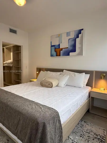 Furnished interior view inside a new home in , Miami (Image 8).