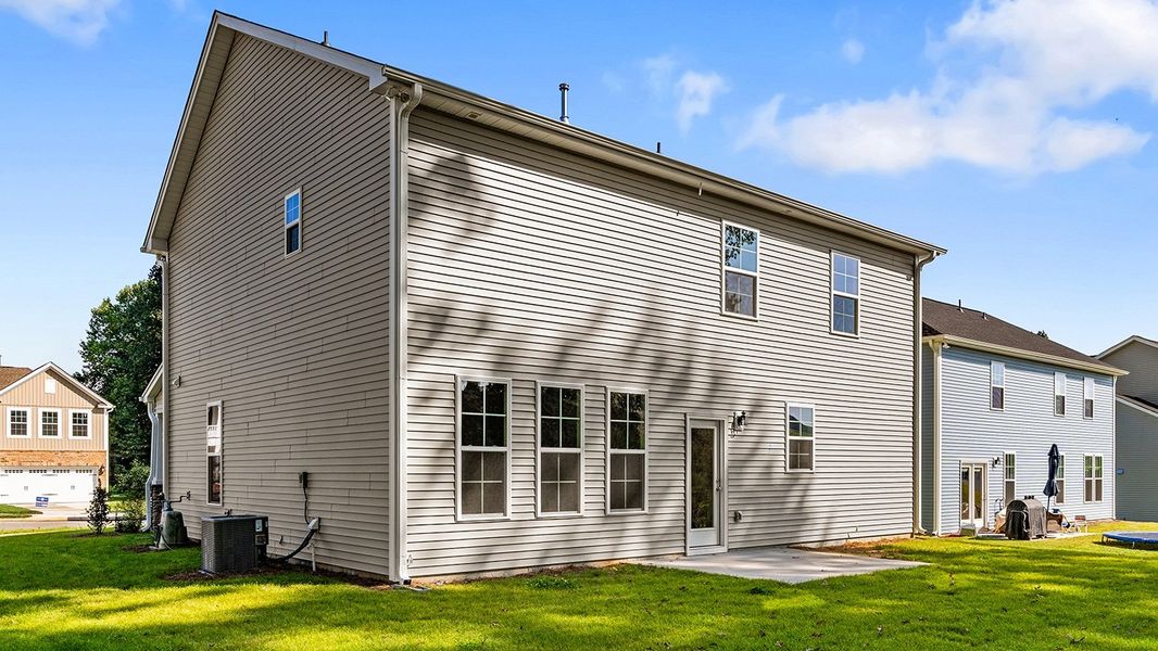 Exterior details and patio area of a home in Watkins Landing, Kernersville (Image 3).