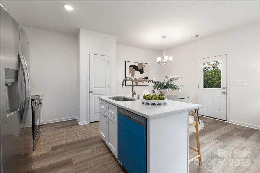 Furnished interior view inside a new home in , Mooresville (Image 3).