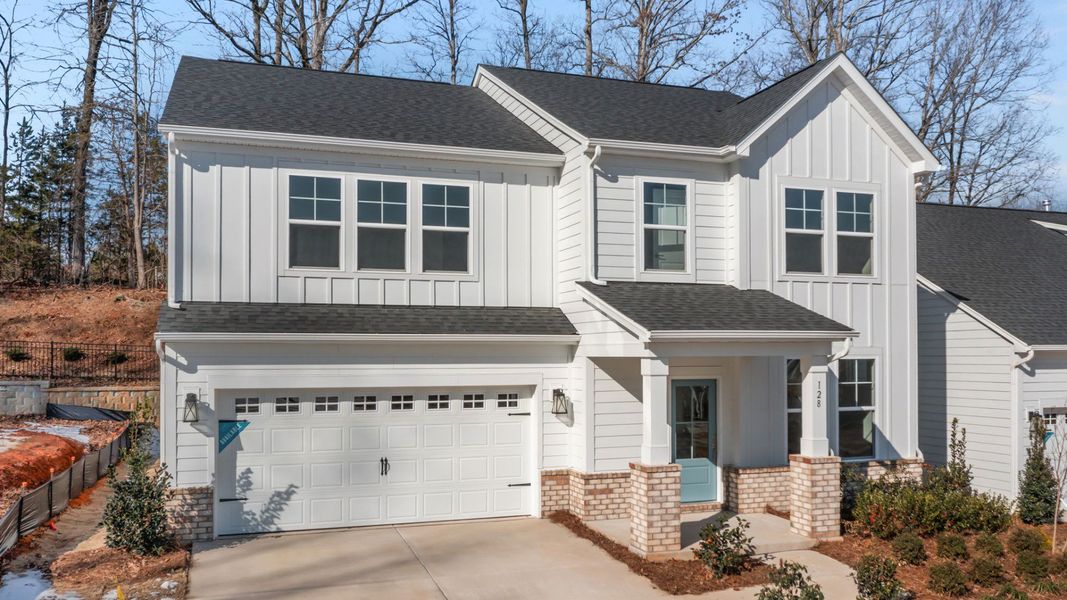 The Burton Plan in Farms at Bellingham by DRB Homes in Charlotte NC