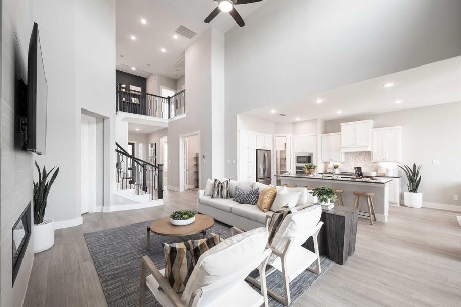 Furnished interior view inside a new home in , Fulshear (Image 9).